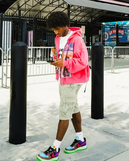 Retro Fashion Printed Pattern Hoodie
